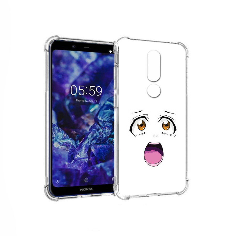 

Чехол MyPads Tocco для Nokia 5.1 Plus аниме лицао (PT119548.120.223), Прозрачный, Tocco