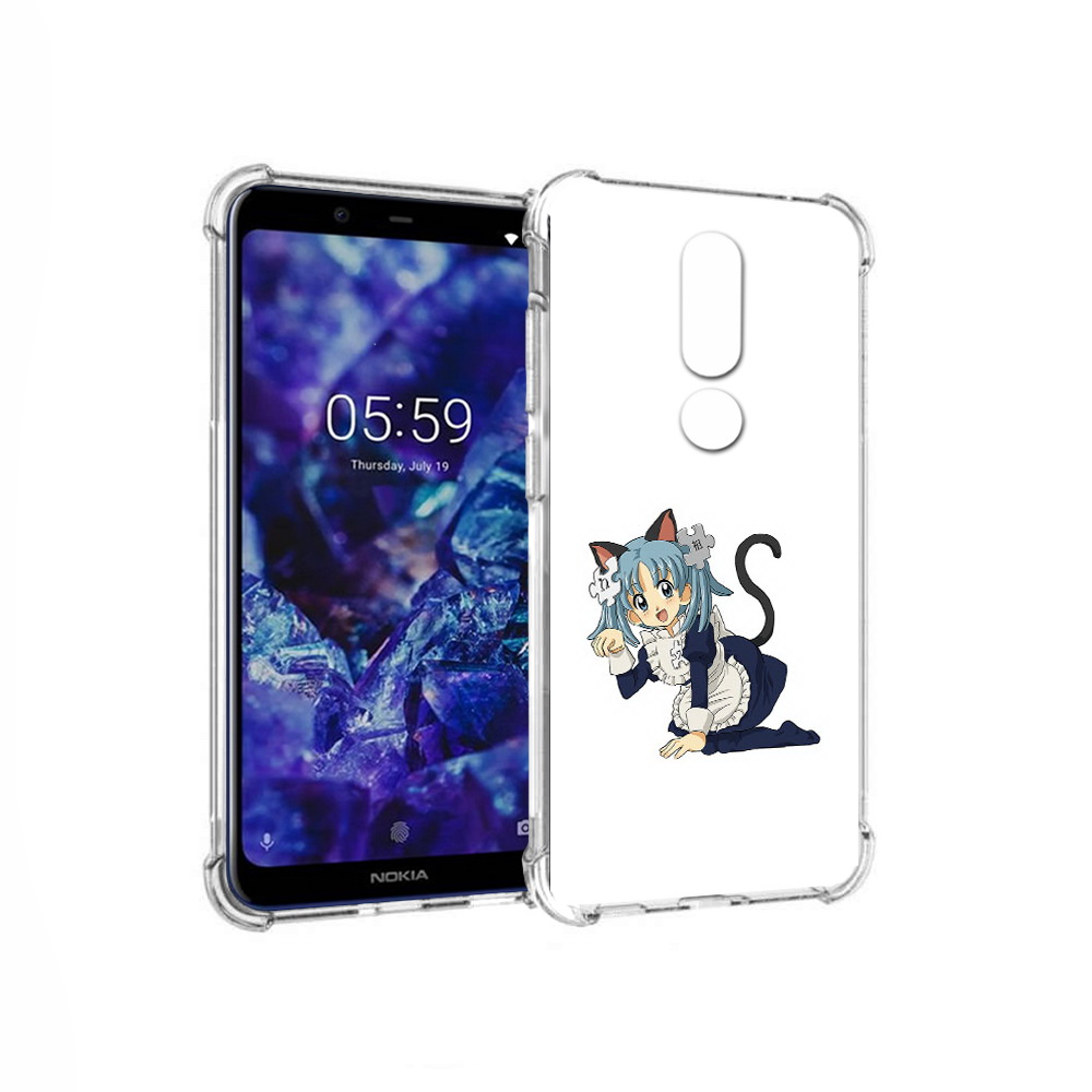 

Чехол MyPads Tocco для Nokia 5.1 Plus аниме3 (PT119548.120.224), Прозрачный, Tocco