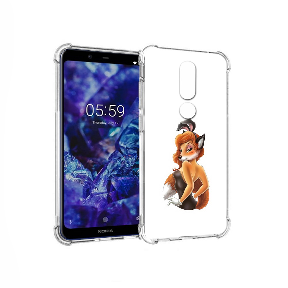

Чехол MyPads Tocco для Nokia 5.1 Plus баронесса (PT119548.120.227), Прозрачный, Tocco