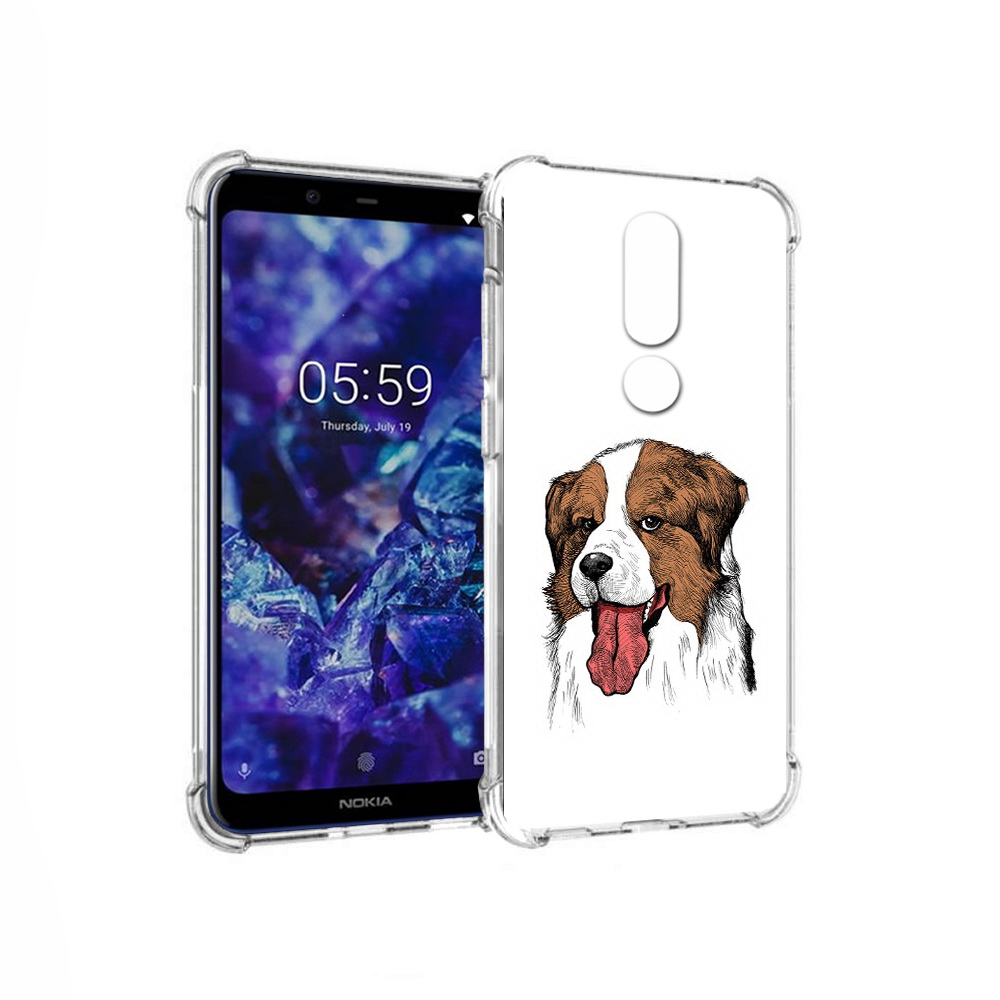 

Чехол MyPads Tocco для Nokia 5.1 Plus бетховен (PT119548.120.230), Прозрачный, Tocco