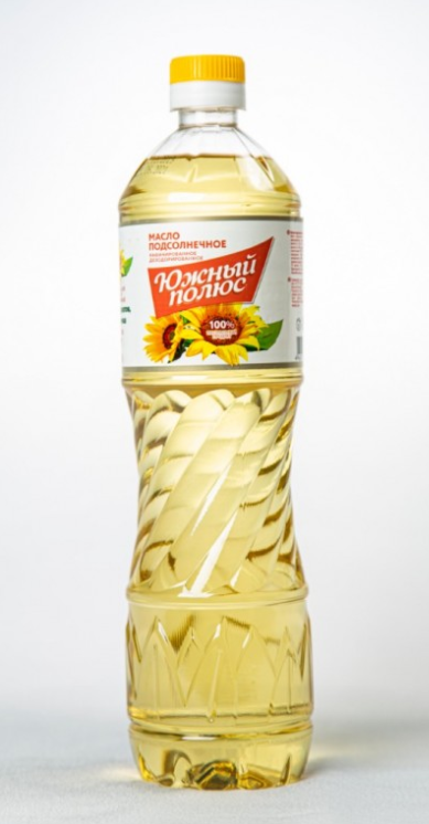 

Масло подсолнечное Южный полюс рафинированное дезодорированное 1 сорт 1 л