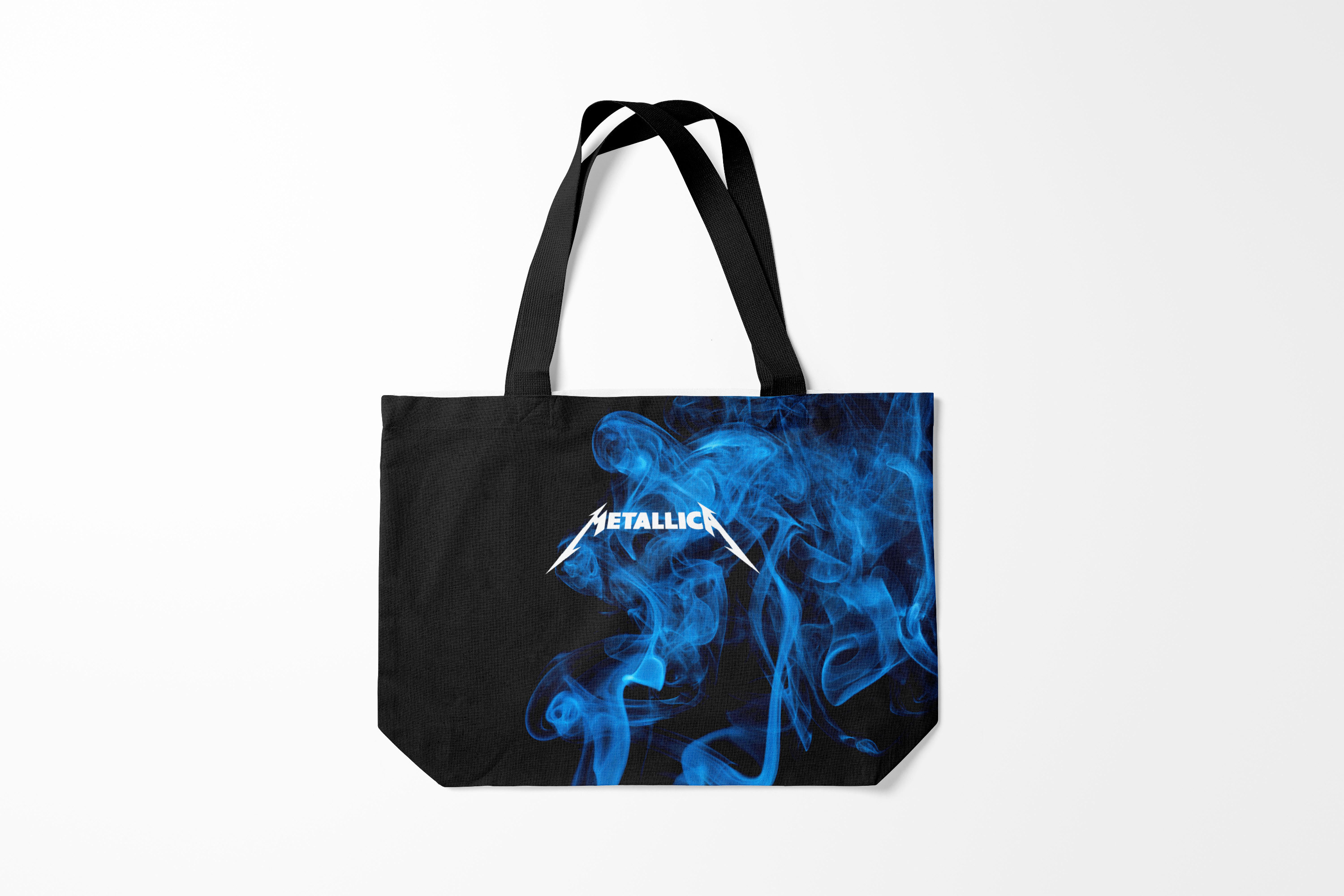 

Сумка шoппер унисекс Burnettie Metallica Metallica., черный; синий, Разноцветный, Metallica Metallica.