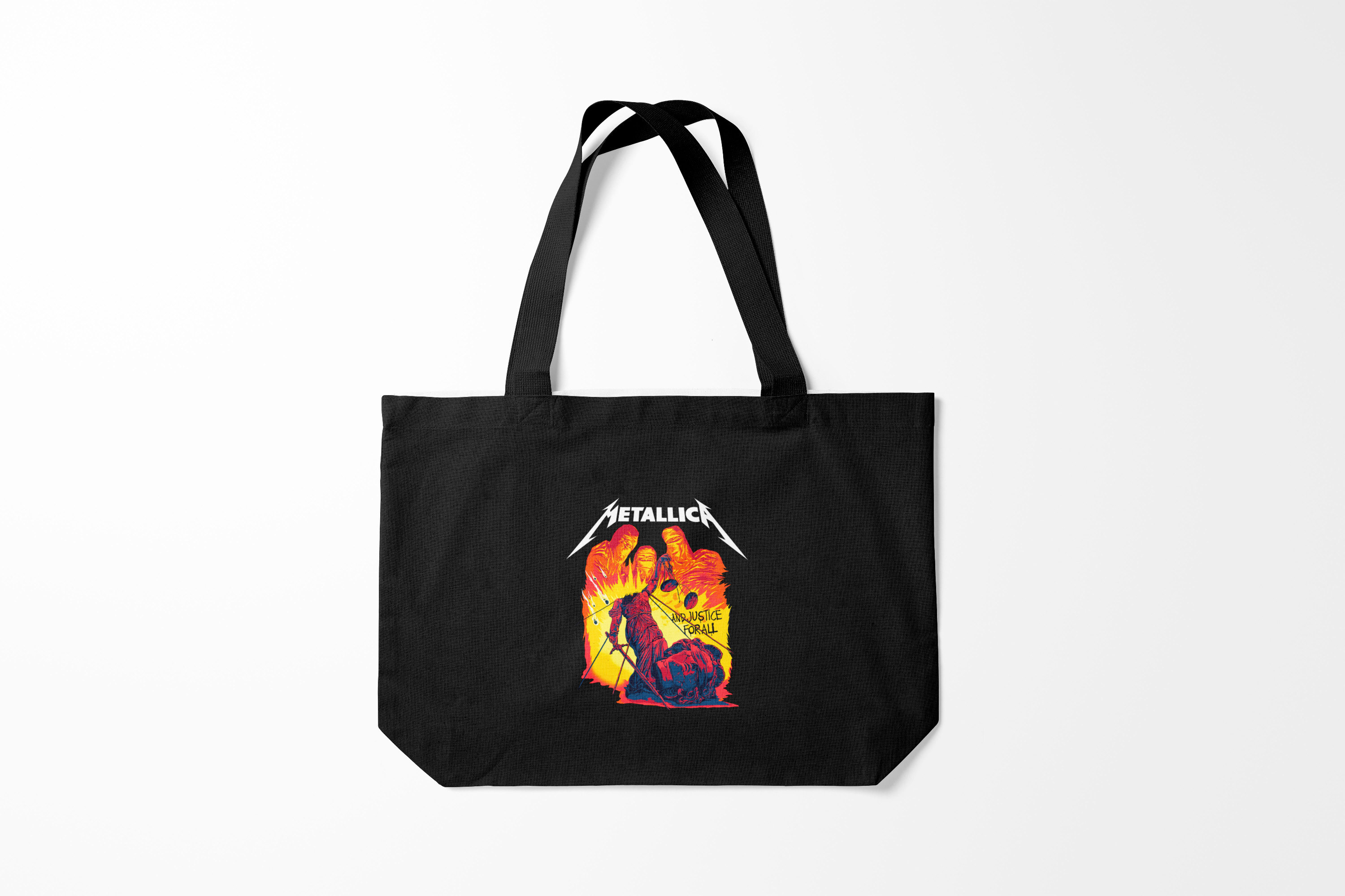 

Сумка шoппер унисекс Burnettie Metallica Justice for all, черный, Metallica Justice for all
