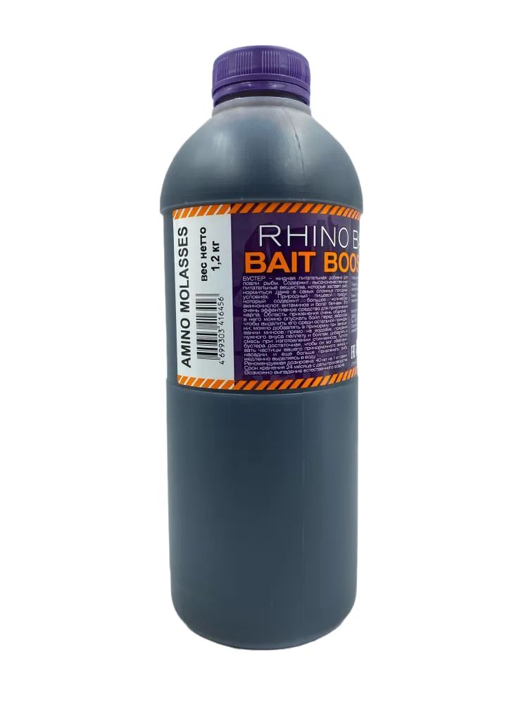 RHINO BAITS Bait Booster Liquid Food Amino Molasses (аминомеласса) канистра 1.2 л