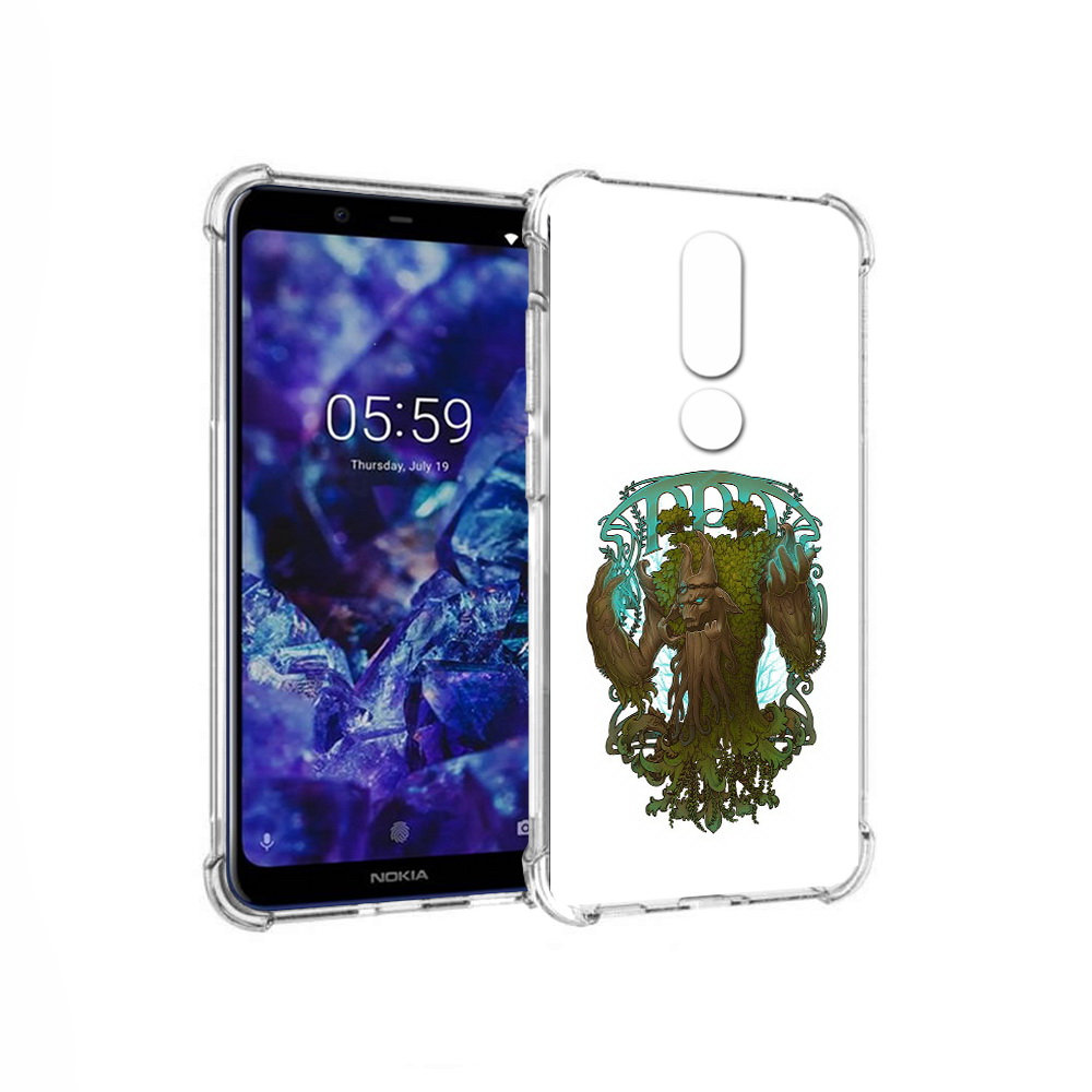 

Чехол MyPads Tocco для Nokia 5.1 Plus trent protector (PT119548.120.25), Прозрачный, Tocco
