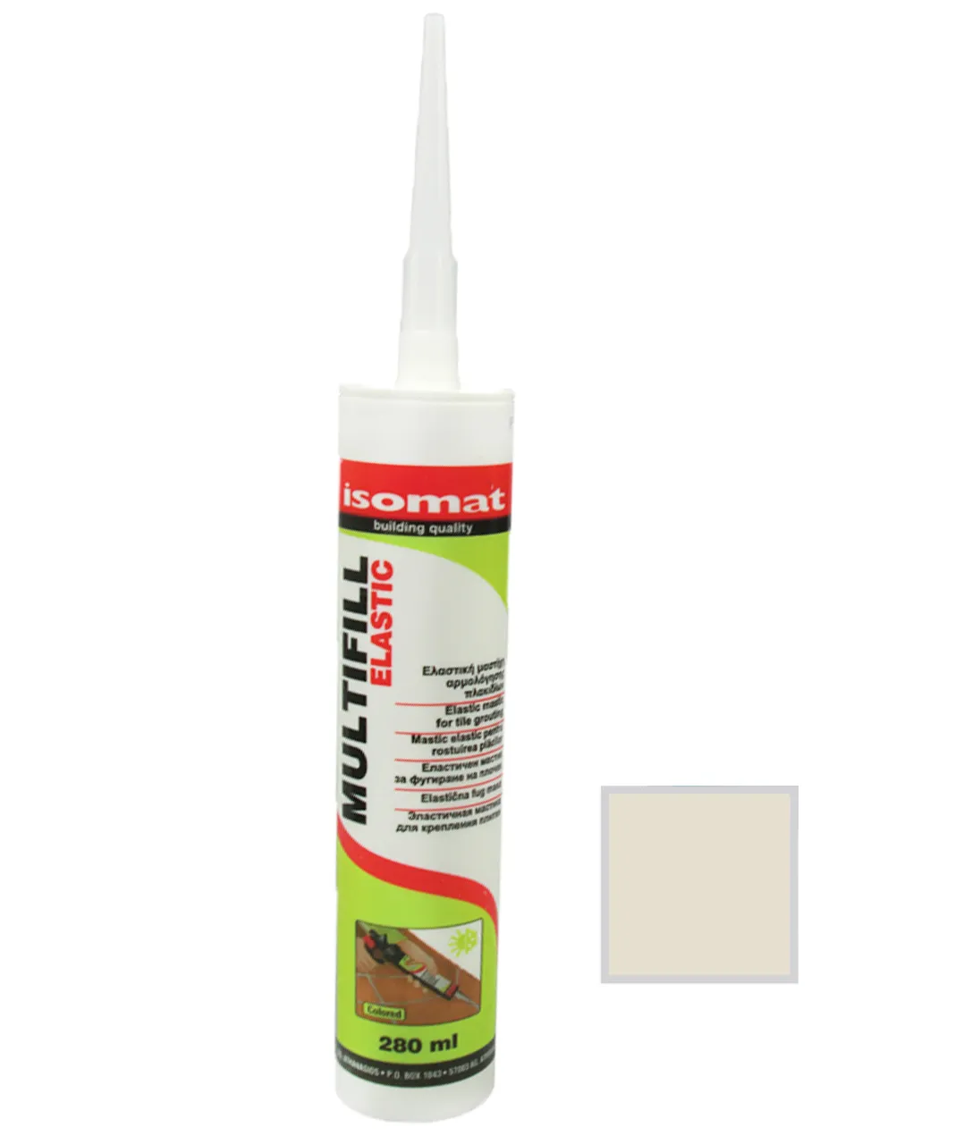 Затирка эластичная ISOMAT MULTIFILL ELASTIC анемон 280мл