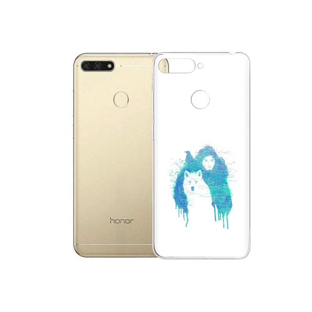 

Чехол MyPads Tocco для Huawei 7C джон сноу (PT111175.61.323), Прозрачный, Tocco