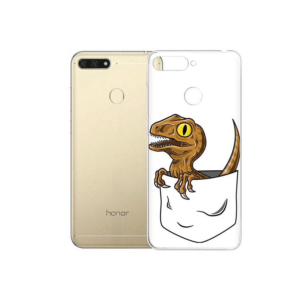

Чехол MyPads Tocco для Huawei 7C динозавр в кармане (PT111175.61.327), Прозрачный, Tocco