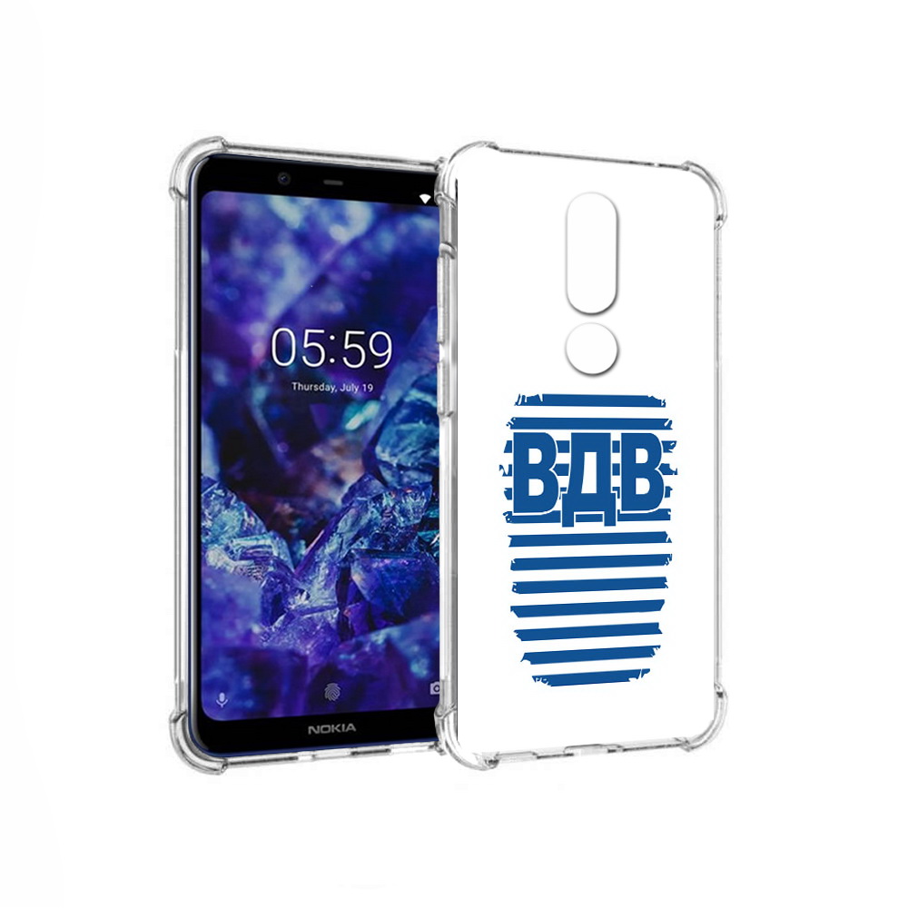 

Чехол MyPads Tocco для Nokia 5.1 Plus вдв2 (PT119548.120.259), Прозрачный, Tocco