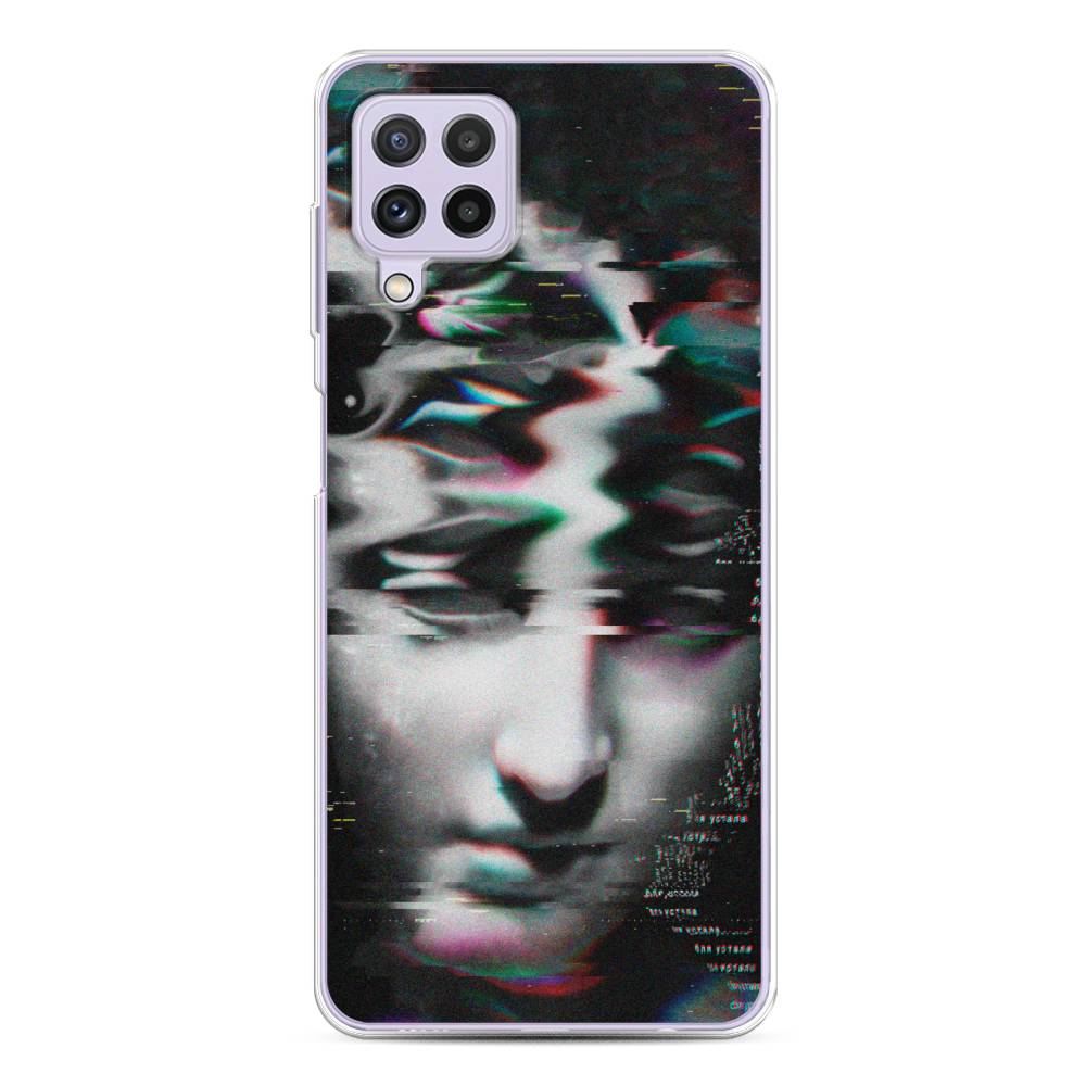 фото Силиконовый чехол "glitch art" на samsung galaxy a22 awog