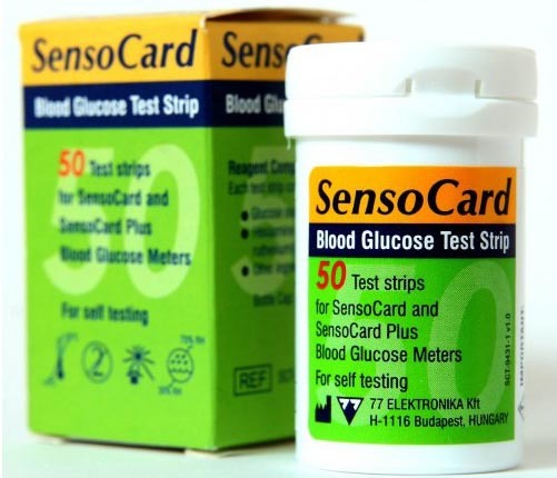 

Тест-полоски Сенсокард 50 штук (Sensocard), Sensocard