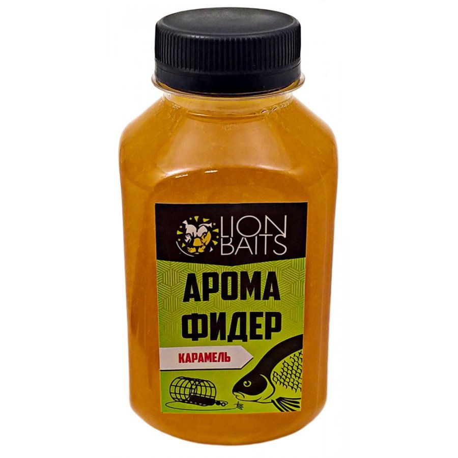 

Прикормка LION BAITS Арома Фидер карамель 300мл