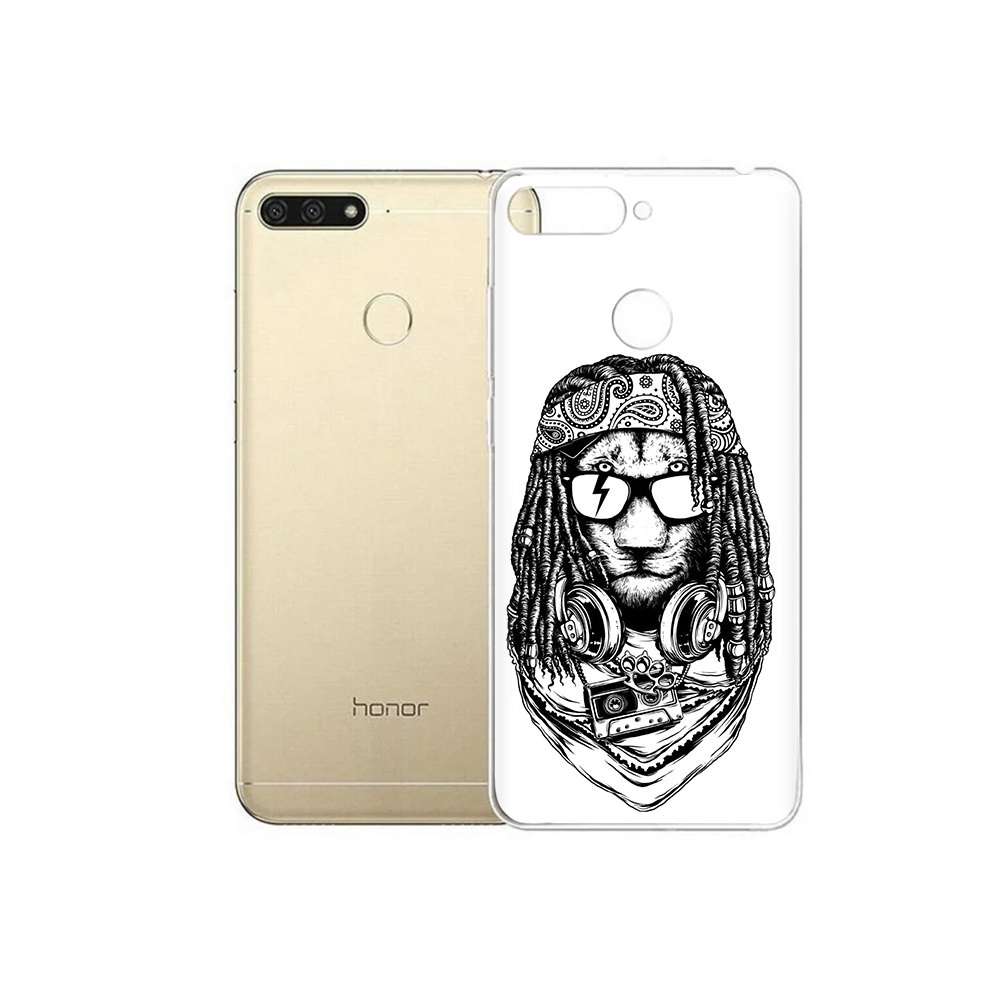 

Чехол MyPads Tocco для Huawei 7C дреды льва (PT111175.61.338), Прозрачный, Tocco