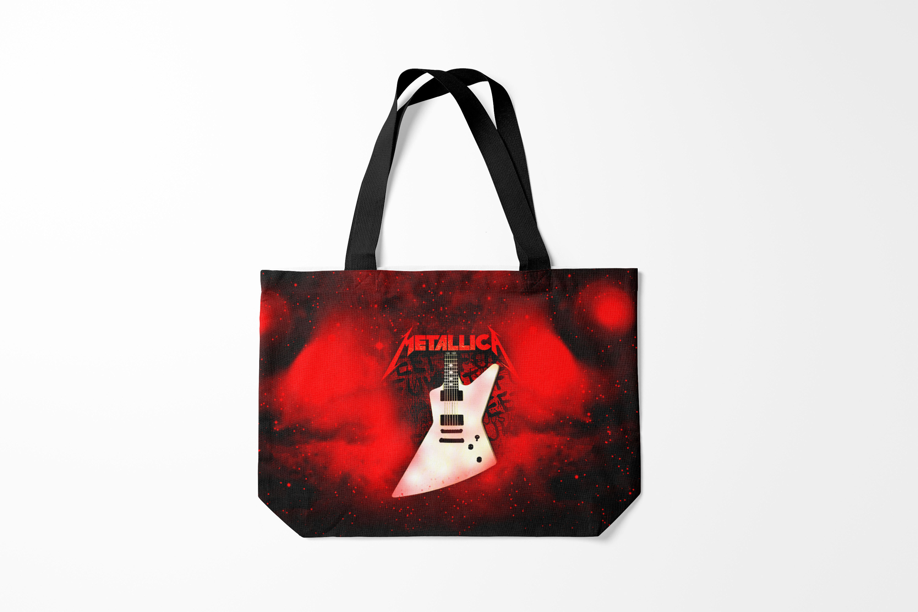 

Сумка шoппер унисекс Burnettie Metallica, черный; красный, Metallica