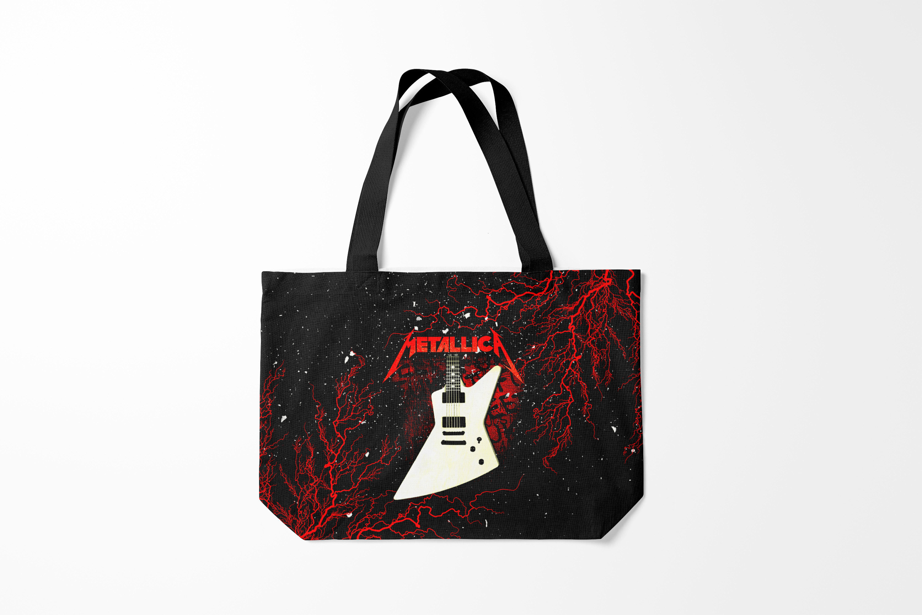 

Сумка шoппер унисекс Burnettie Metallica, черный; красный, Metallica