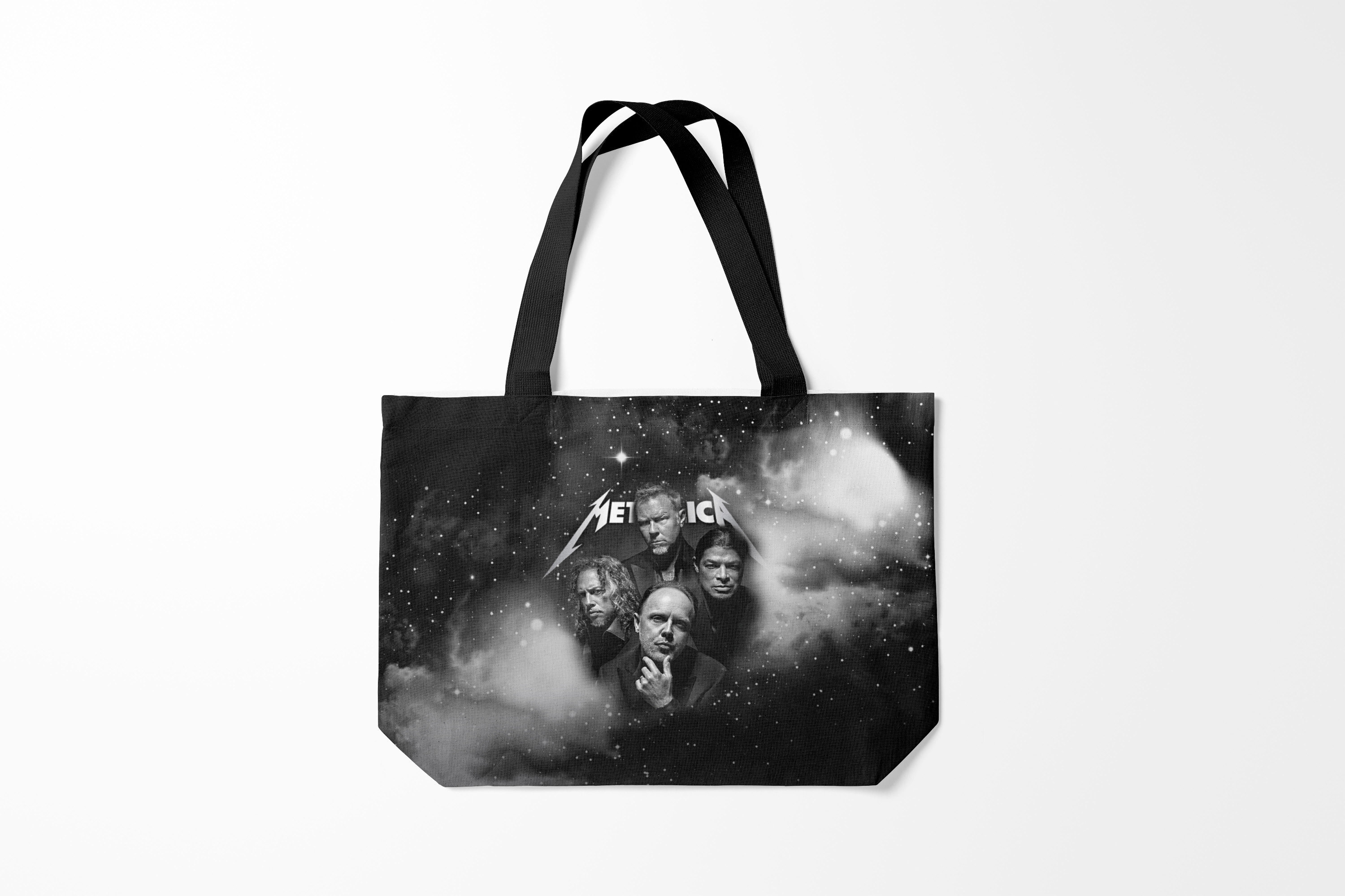 

Сумка шoппер унисекс Burnettie Metallica, черный; серый, Metallica
