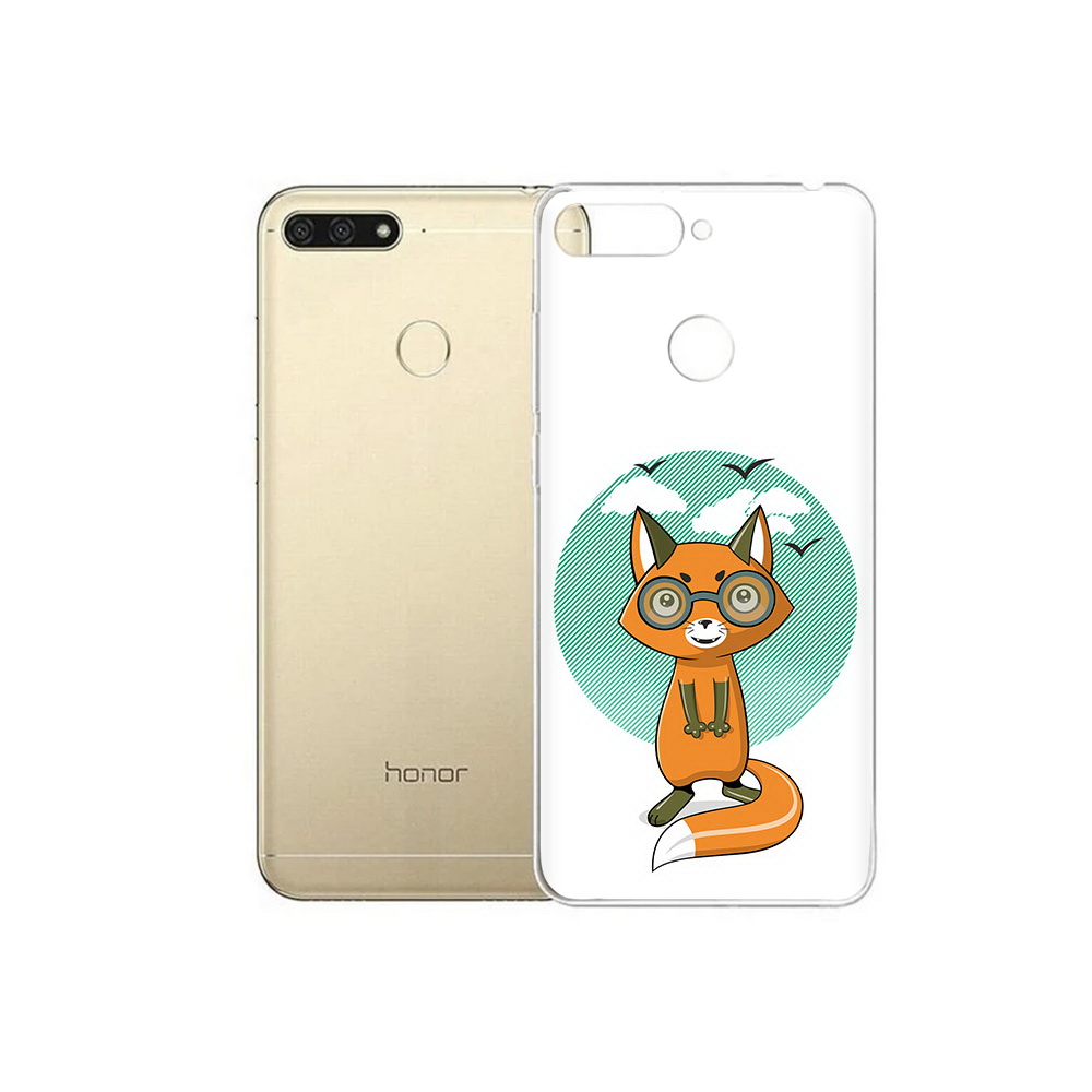 

Чехол MyPads Tocco для Huawei 7C задумчивая лиса (PT111175.61.348), Прозрачный, Tocco