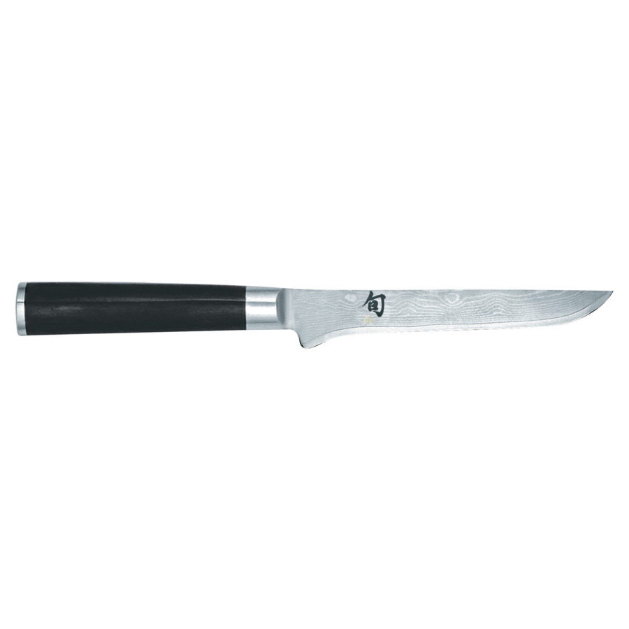 фото Нож обвалочный kai шан классик 15 см, дамасская сталь, 32 слоя