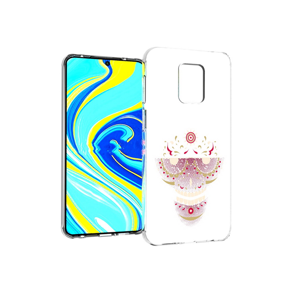 Чехол MyPads Tocco для Xiaomi Redmi Note 9 Pro карнавальный скелет абстракция