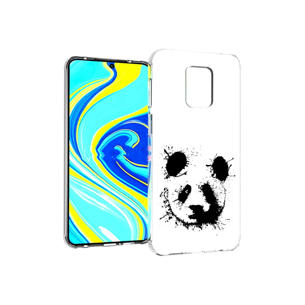 

Чехол MyPads Tocco для Xiaomi Redmi Note 9 Pro клякса-панда (PT146368.268.389), Прозрачный, Tocco