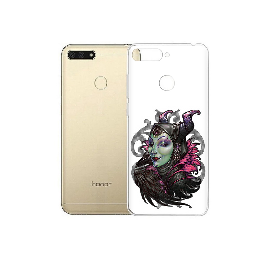 

Чехол MyPads Tocco для Huawei 7C зеленая девушка с вороном (PT111175.61.357), Прозрачный, Tocco