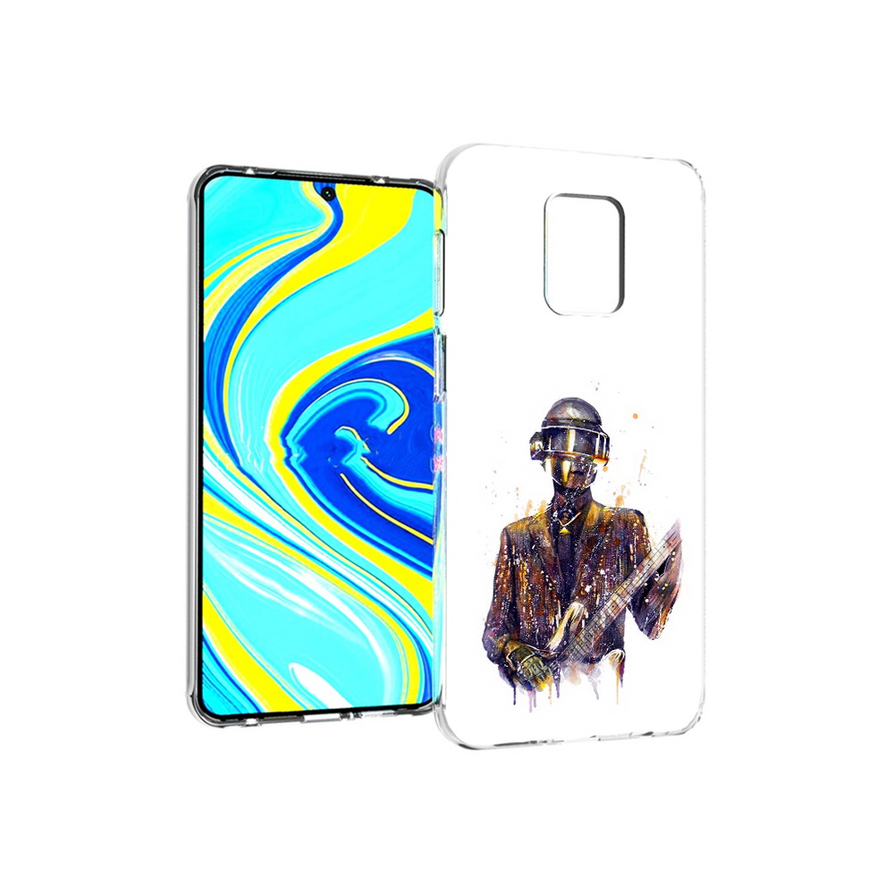 

Чехол MyPads Tocco для Xiaomi Redmi Note 9 Pro космо-гитарист (PT146368.268.392), Прозрачный, Tocco