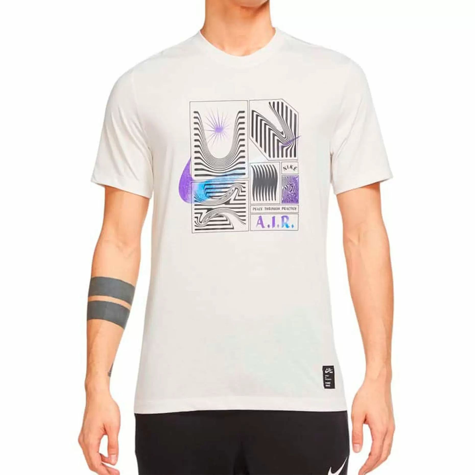 Футболка мужская Nike Dri-FIT Tee DB Yoga 2 DM5684-030 белая M