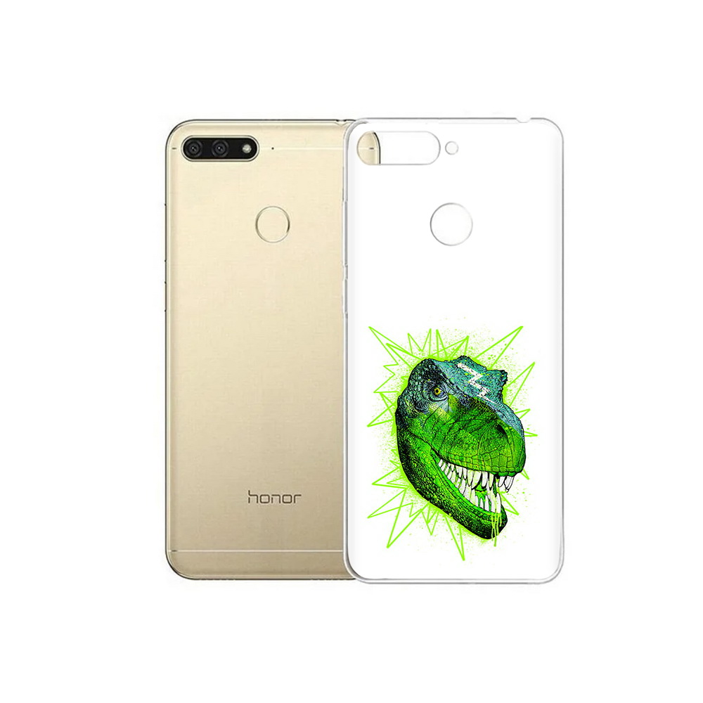 

Чехол MyPads Tocco для Huawei 7C зеленый динозавр (PT111175.61.358), Прозрачный, Tocco