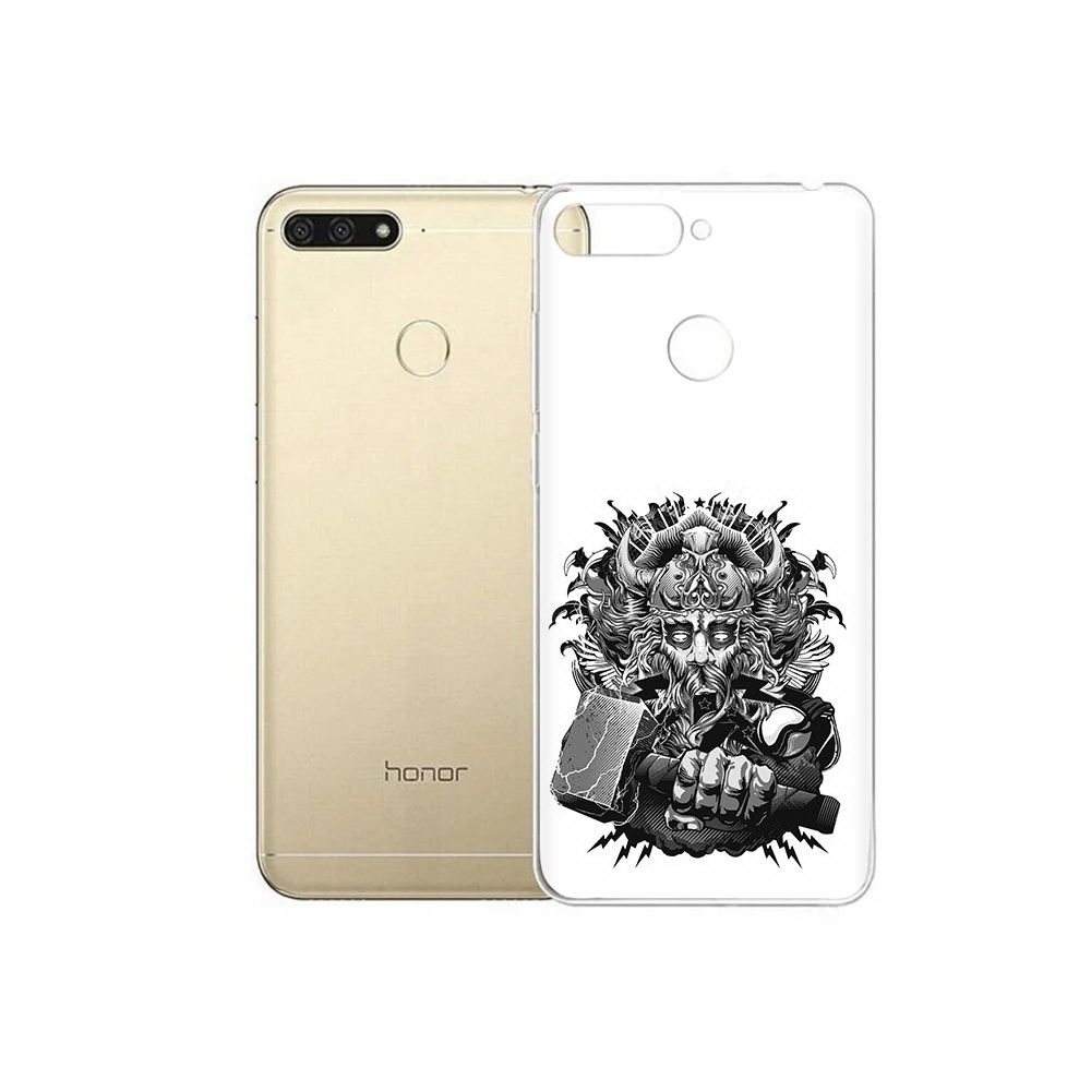 

Чехол MyPads Tocco для Huawei 7C злой тор (PT111175.61.363), Прозрачный, Tocco