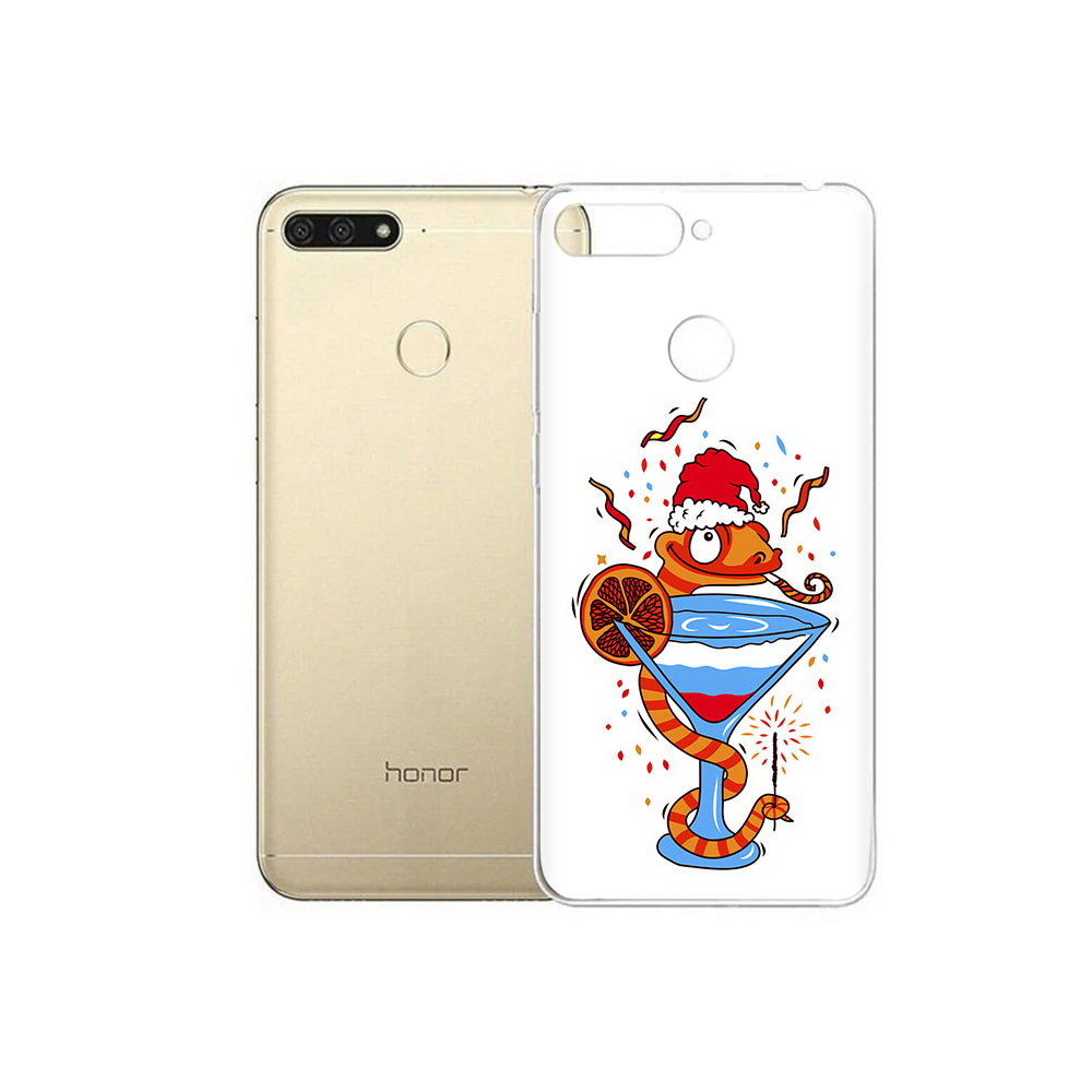 

Чехол MyPads Tocco для Huawei 7C змейка (PT111175.61.364), Прозрачный, Tocco