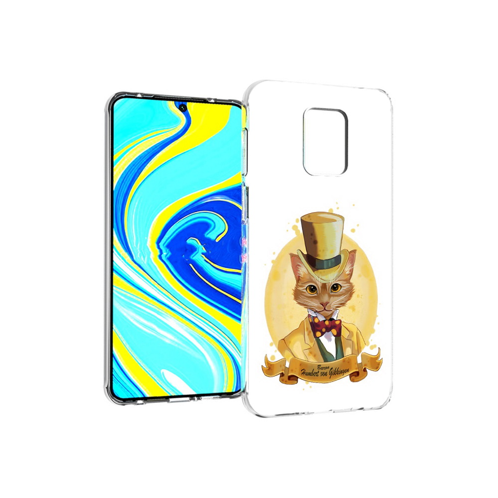 

Чехол MyPads Tocco для Xiaomi Redmi Note 9 Pro кот юрист (PT146368.268.401), Прозрачный, Tocco