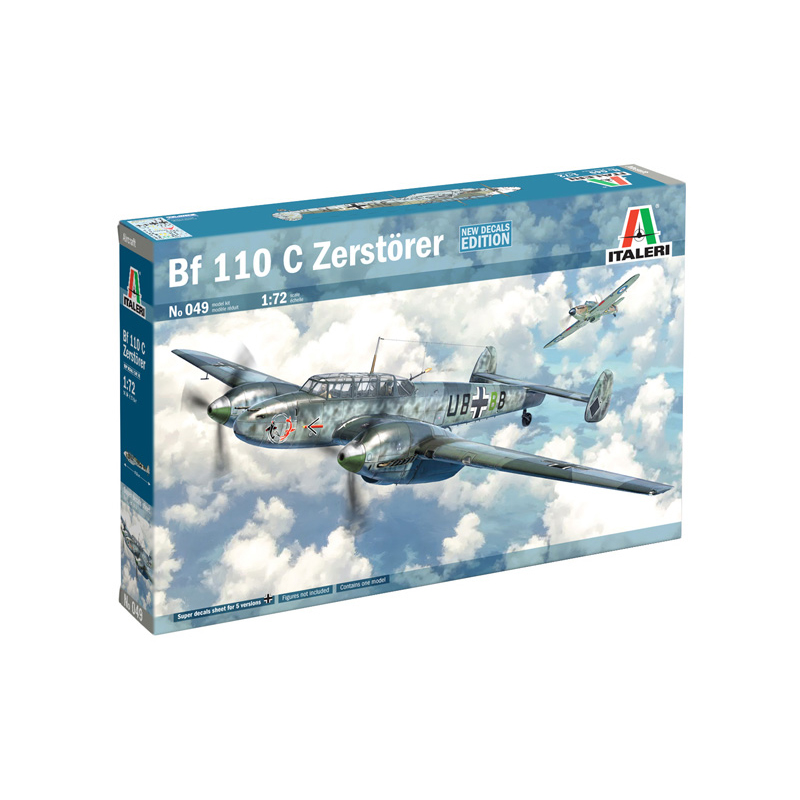 

Сборная модель Italeri Немецкий истребитель Bf 110 C Zerstorer 0049