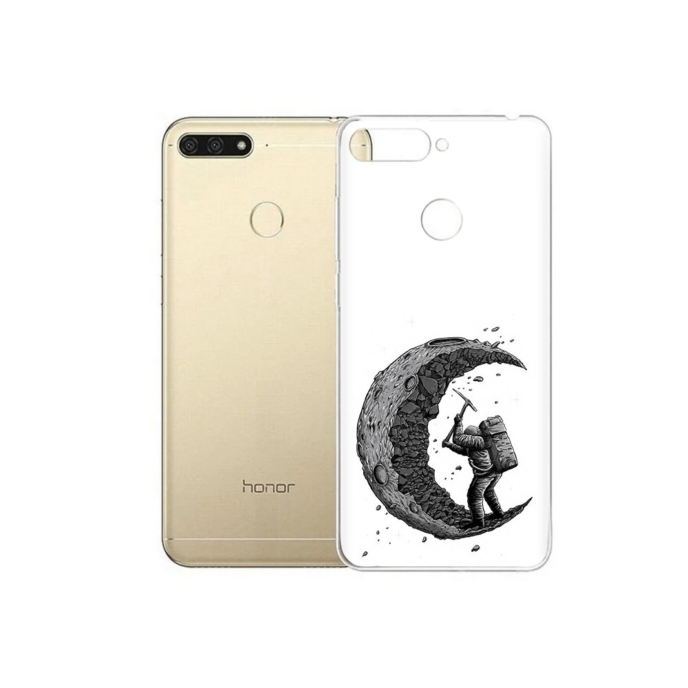 

Чехол MyPads Tocco для Huawei 7C камненная луна (PT111175.61.384), Прозрачный, Tocco