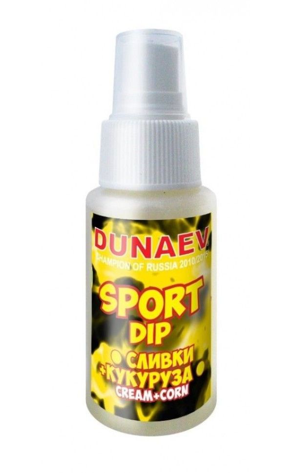 

Прикормка DUNAEV SPORT DIP 50 мл Сливки-кукуруза