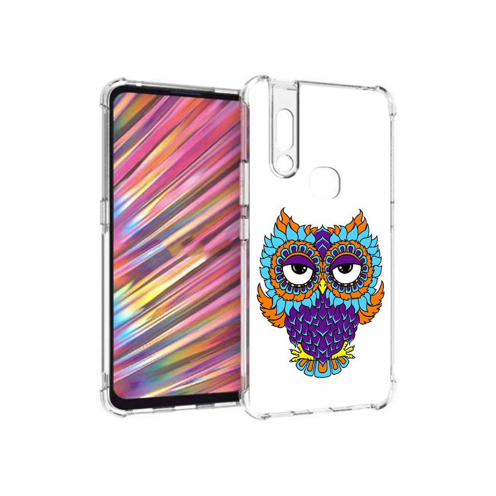 

Чехол MyPads Tocco для Vivo V15 Цветная сова (PT127905.397.198), Прозрачный, Tocco