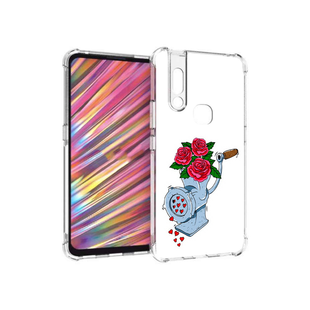 

Чехол MyPads Tocco для Vivo V15 Цветочные сердца (PT127905.397.199), Прозрачный, Tocco