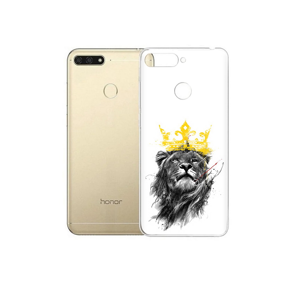 

Чехол MyPads Tocco для Huawei 7C король-лев (PT111175.61.391), Прозрачный, Tocco