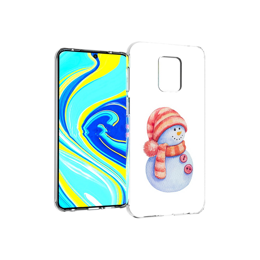 Чехол MyPads Tocco для Xiaomi Redmi Note 9 Pro Веселый снеговик (PT146368.268.44)