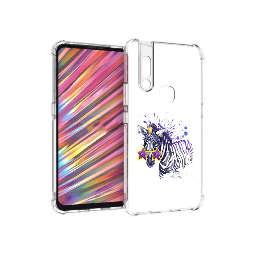 

Чехол MyPads Tocco для Vivo V15 акварельная зебра (PT127905.397.215), Прозрачный, Tocco