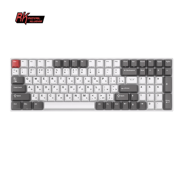 Беспроводная клавиатура Royal Kludge RK100 серый 6935280824050 835400₽