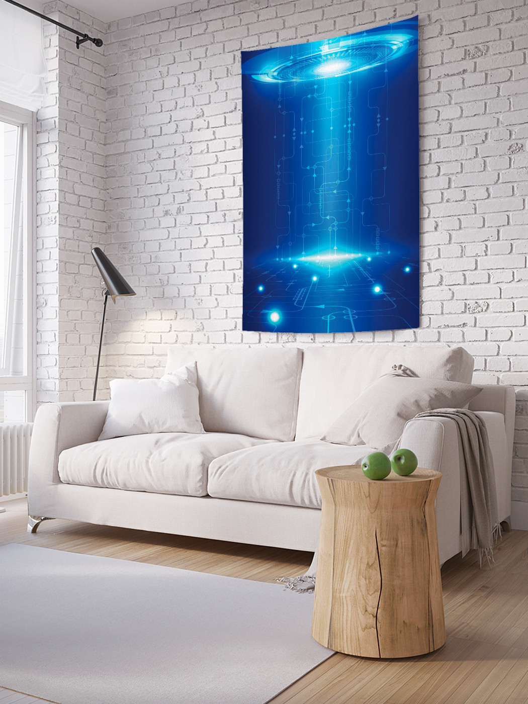 

Вертикальное фотопанно на стену JoyArty Инопланетный портал 150x200 см, Инопланетный портал