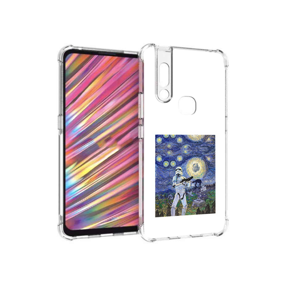

Чехол MyPads Tocco для Vivo V15 star wars звездная ночь (PT127905.397.23), Прозрачный, Tocco
