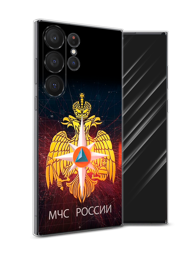 

Чехол Awog на Samsung Galaxy S23 Ultra 5G "МЧС России", Черный;желтый;красный, 2107550-5
