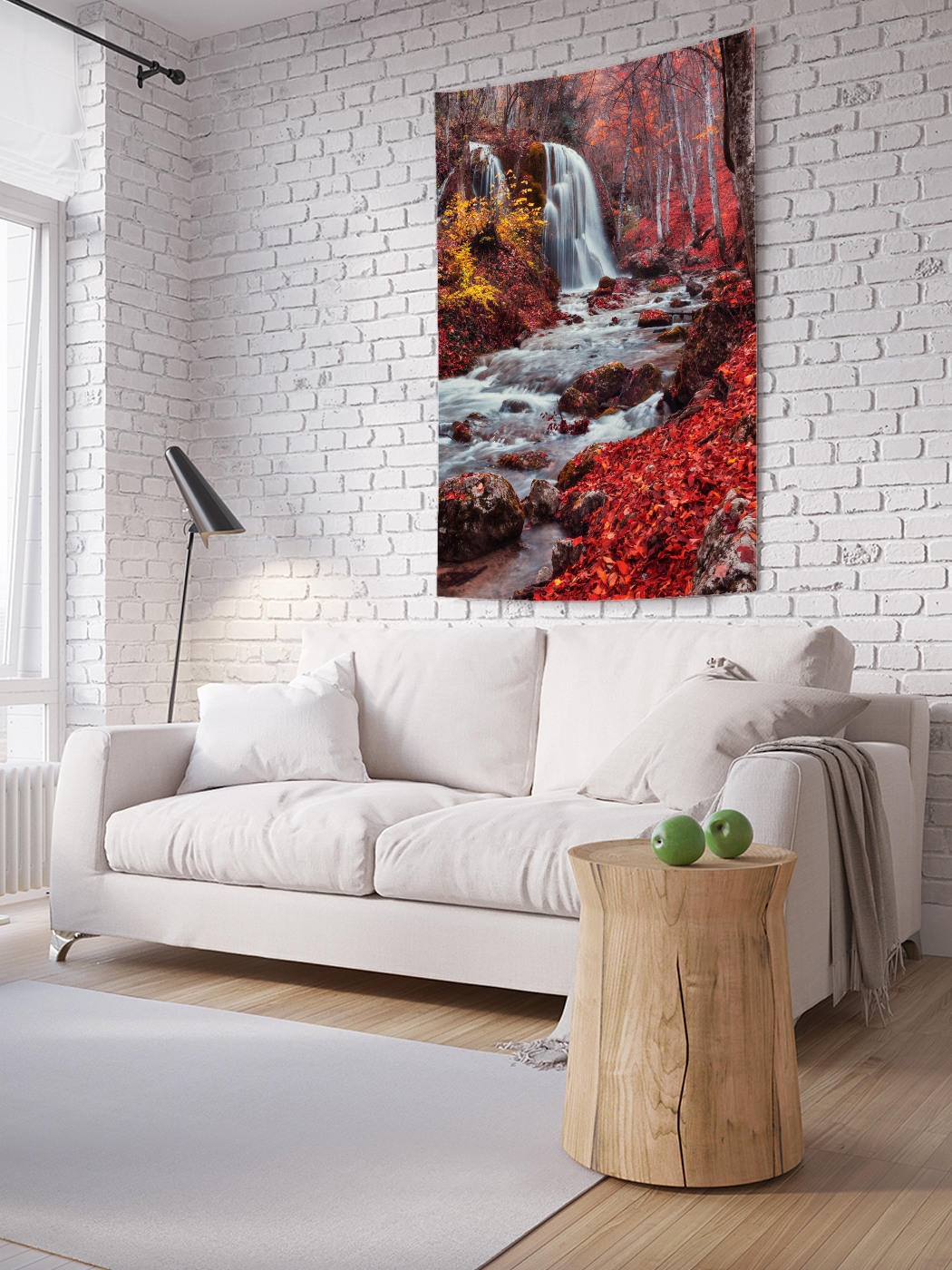 

Вертикальное фотопанно на стену JoyArty Осеннее течение 150x200 см, Осеннее течение