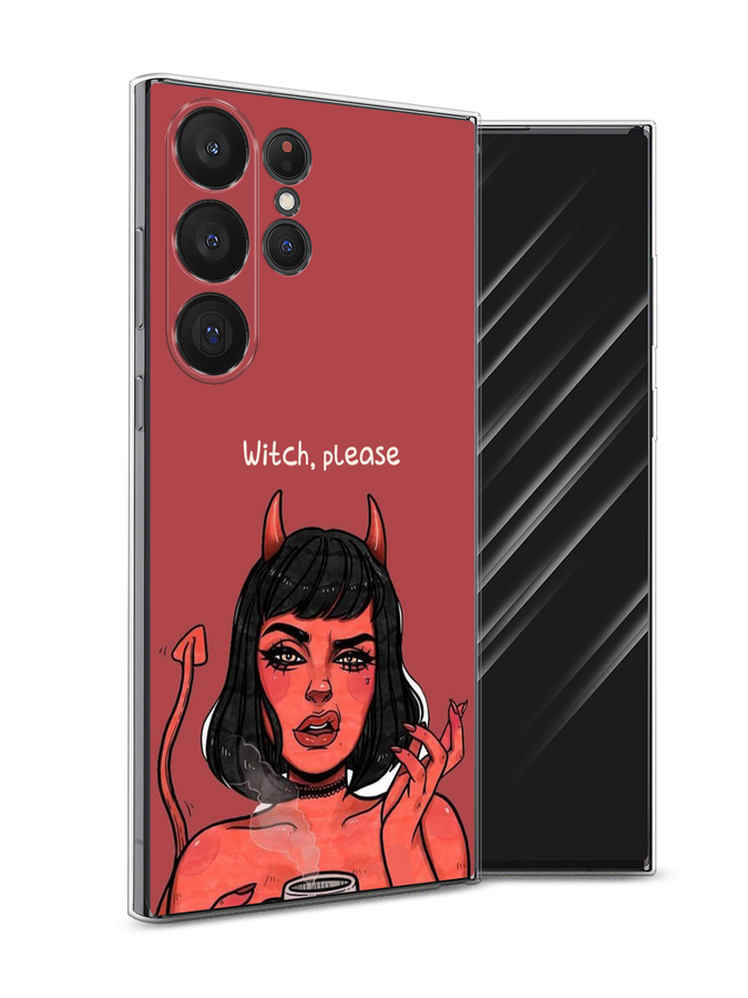 

Чехол Awog на Samsung Galaxy S23 Ultra 5G "Evil Girl", Красный;черный, 2107550-6