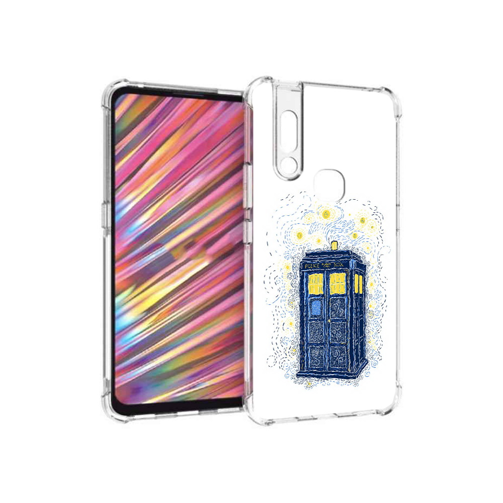 

Чехол MyPads Tocco для Vivo V15 будка рисунок (PT127905.397.249), Прозрачный, Tocco