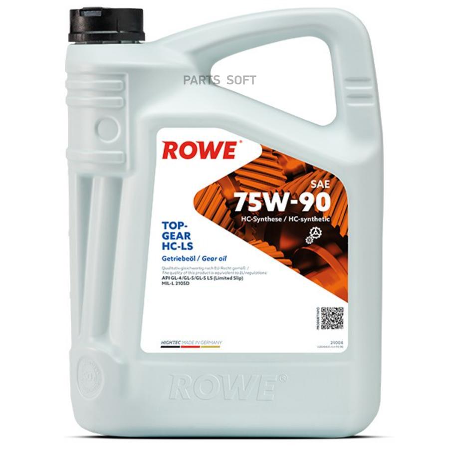 

Масло Rowe 75w90 Hightec Topgear Hc-Ls Api Gl-4/Gl-5 5л Син ROWE арт. 25004-0050-99