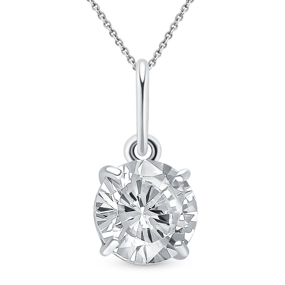 

Подвеска из серебра 585Gold 703006649, фианит, 703006649