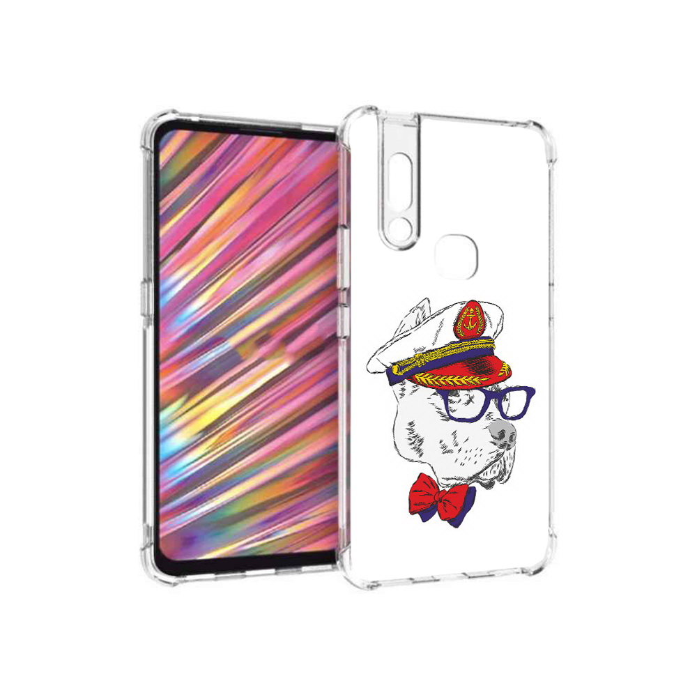 

Чехол MyPads Tocco для Vivo V15 бульдог (PT127905.397.251), Прозрачный, Tocco