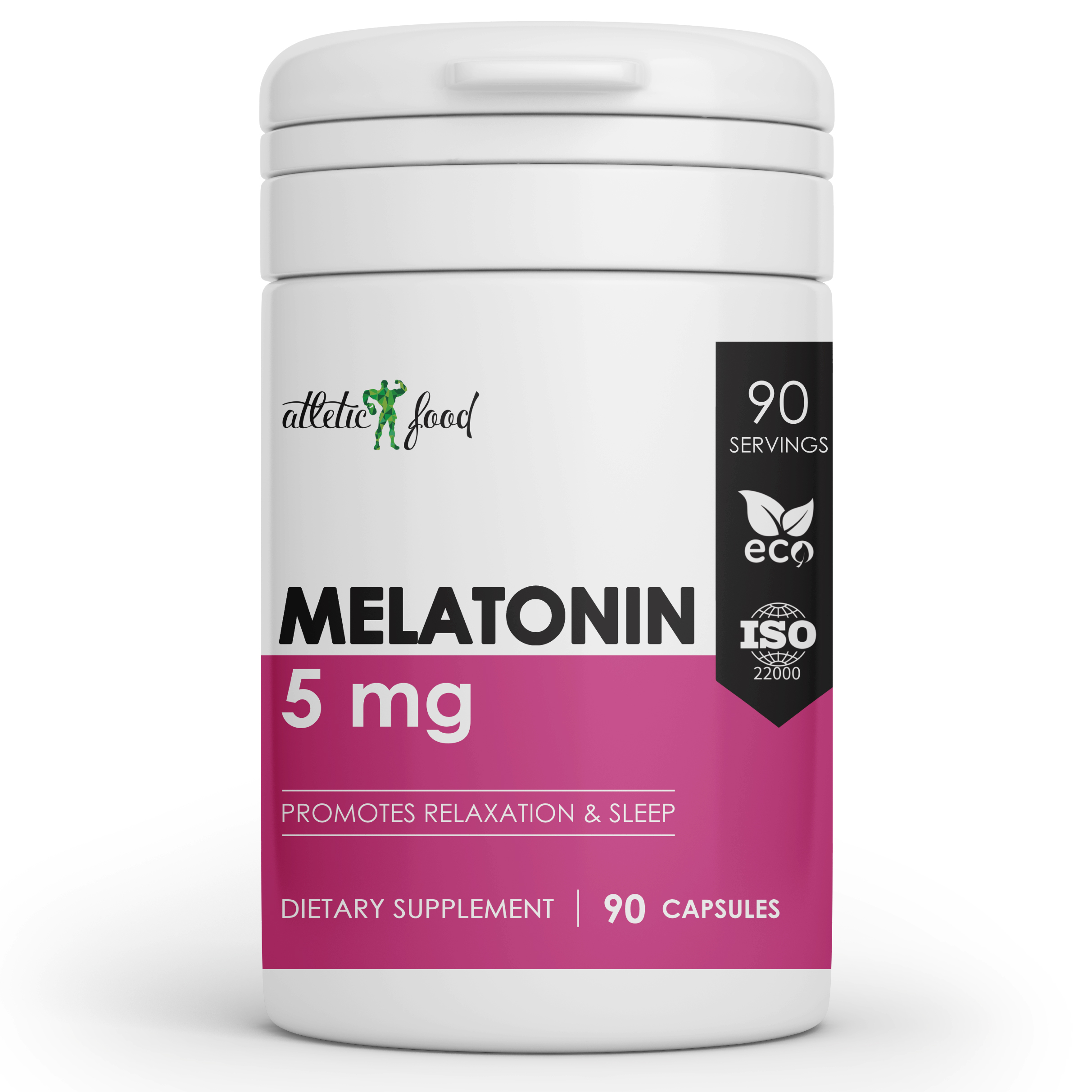 Мелатонин Atletic Food Melatonin 5 мг, 90 капсул